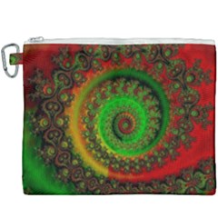 Abstract Fractal Pattern Artwork Art Canvas Cosmetic Bag (xxxl) by Sudhe