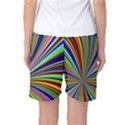 Background Design Pattern Colorful Women s Basketball Shorts View2