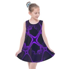 Abstract Fractal Art 3d Artwork Kids  Summer Dress