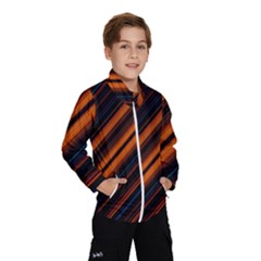 Background Pattern Lines Kids  Windbreaker