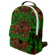 Abstract Fractal Pattern Artwork Pattern Flap Pocket Backpack (small) by Sudhe