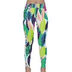 Misc Leaves                       Yoga Leggings by LalyLauraFLM