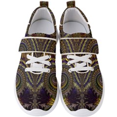 Abstract Fractal Pattern Artwork Men s Velcro Strap Shoes by Sudhe