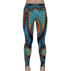 Abstract Art Fractal Creative Lightweight Velour Classic Yoga Leggings