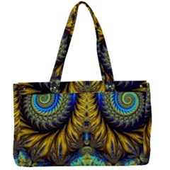 Abstract Art Fractal Creative Canvas Work Bag by Sudhe
