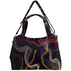 Abstract Smoke                   Double Compartment Shoulder Bag by LalyLauraFLM