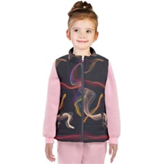 Abstract Smoke                     Kid s Puffer Vest by LalyLauraFLM