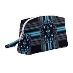 Cross Art Fractal Wristlet Pouch Bag (medium) by Pakrebo