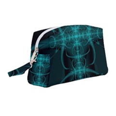 Abstract Art Design Digital Wristlet Pouch Bag (medium) by Pakrebo