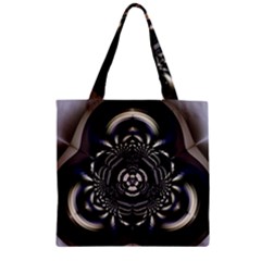 Abstract Artwork Art Fractal Zipper Grocery Tote Bag