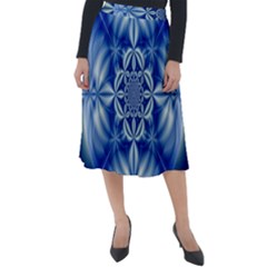 Abstract Art Artwork Fractal Design Classic Velour Midi Skirt  by Pakrebo