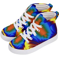 Design Color Colorful Designing Kids  Hi-top Skate Sneakers by Pakrebo
