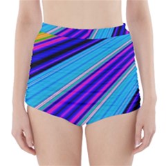 Background Colors Colorful Design High-waisted Bikini Bottoms by Pakrebo