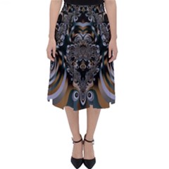 Fractal Art Artwork Design Classic Midi Skirt by Pakrebo