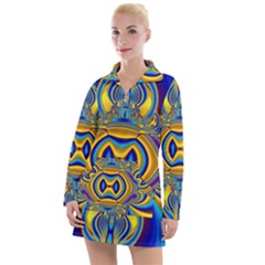 Design Color Colourful Decoration Women s Long Sleeve Casual Dress