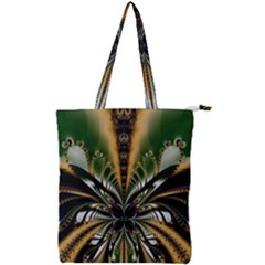 Abstract Art Artwork Fractal Design Pattern Art Double Zip Up Tote Bag by Pakrebo