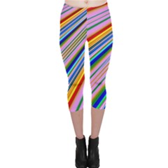 Background Colors Colorful Design Capri Leggings  by Pakrebo