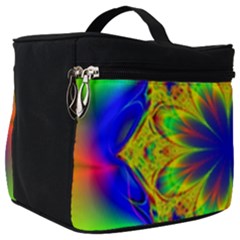 Digital Art Fractal Artwork Flower Make Up Travel Bag (big) by Pakrebo