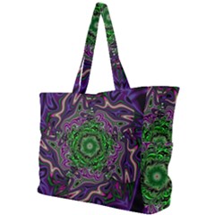 Digital Art Artwork Fractal Pattern Simple Shoulder Bag by Pakrebo