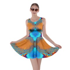 Artwork Digital Art Fractal Colors Skater Dress