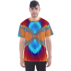 Artwork Digital Art Fractal Colors Men s Sports Mesh Tee