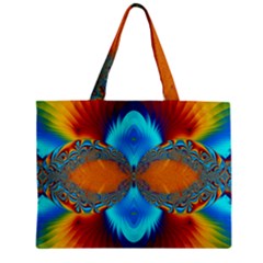 Artwork Digital Art Fractal Colors Zipper Mini Tote Bag