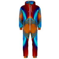 Artwork Digital Art Fractal Colors Hooded Jumpsuit (Men) 