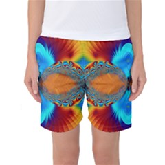 Artwork Digital Art Fractal Colors Women s Basketball Shorts
