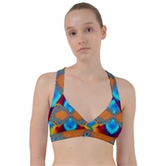 Artwork Digital Art Fractal Colors Sweetheart Sports Bra