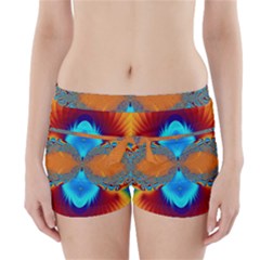 Artwork Digital Art Fractal Colors Boyleg Bikini Wrap Bottoms by Pakrebo