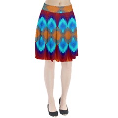 Artwork Digital Art Fractal Colors Pleated Skirt