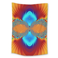 Artwork Digital Art Fractal Colors Large Tapestry