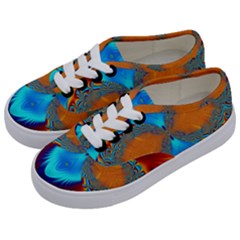 Artwork Digital Art Fractal Colors Kids  Classic Low Top Sneakers