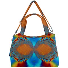 Artwork Digital Art Fractal Colors Double Compartment Shoulder Bag