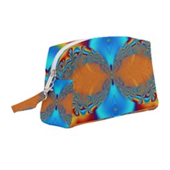 Artwork Digital Art Fractal Colors Wristlet Pouch Bag (Medium)