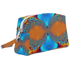 Artwork Digital Art Fractal Colors Wristlet Pouch Bag (Large)