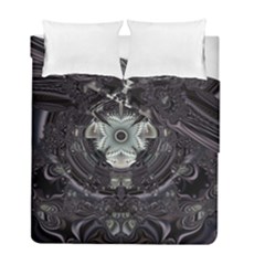 Fractal Art Artwork Design Pattern Duvet Cover Double Side (full/ Double Size) by Pakrebo