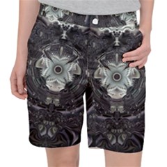 Fractal Art Artwork Design Pattern Pocket Shorts by Pakrebo