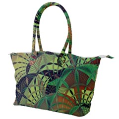 Design Background Concept Fractal Canvas Shoulder Bag by Pakrebo