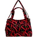 Red Chili Peppers Pattern  Double Compartment Shoulder Bag View1