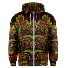 Fractal Art Artwork Design Art Pattern Men s Zipper Hoodie by Pakrebo