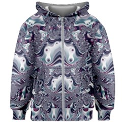 Fractal Art Artwork Design Kids  Zipper Hoodie Without Drawstring by Pakrebo