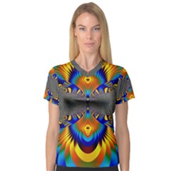 Abstract Art Artwork Digital Art V-neck Sport Mesh Tee