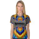 Abstract Art Artwork Digital Art V-Neck Sport Mesh Tee View1