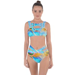 Artwork Digital Art Fractal Colors Bandaged Up Bikini Set  by Pakrebo