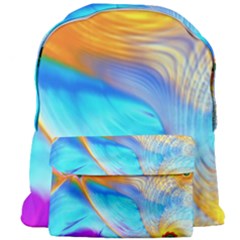 Artwork Digital Art Fractal Colors Giant Full Print Backpack by Pakrebo