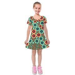 Zappwaits Kids  Short Sleeve Velvet Dress by zappwaits