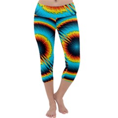 Art Artwork Fractal Digital Art Geometric Capri Yoga Leggings