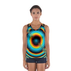 Art Artwork Fractal Digital Art Geometric Sport Tank Top 