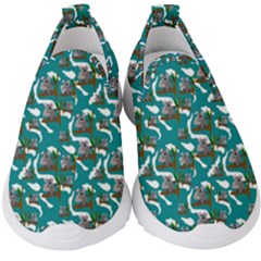 Koala Bears Pattern Kids  Slip On Sneakers by bloomingvinedesign